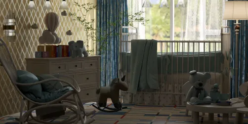 Baby Boy Nursery. Design 12 of 20 Challenge.