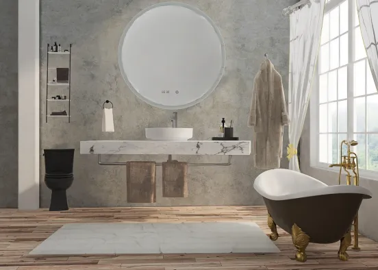 Minimalist Bathroom ✨️ Design Rendering