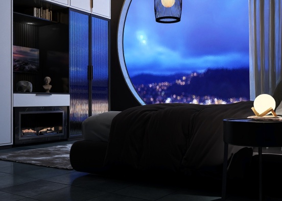 The best view: bedroom Design Rendering