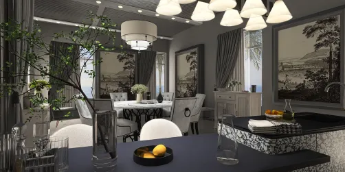 Modern Elegance Dining Room