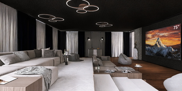 Luxury home cinema 