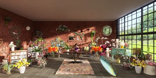 Springtime at the Flower Shop