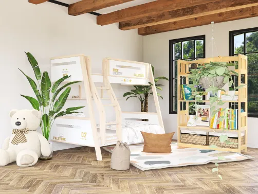 Aesthetic Twin Bedroom
