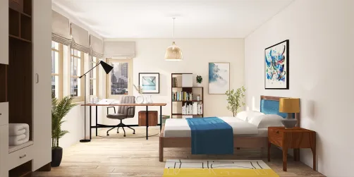 Bedroom office 