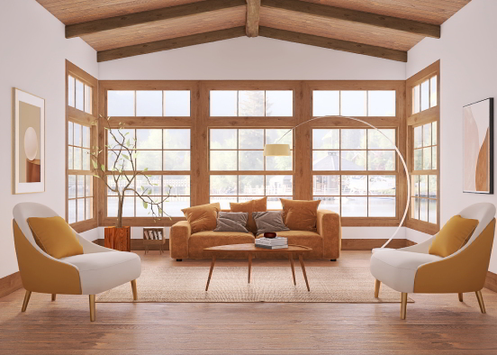 beautiful living room design  Design Rendering