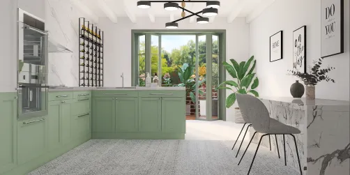Open Apartment Kitchen