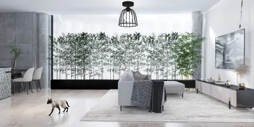 Minimalistic modern room