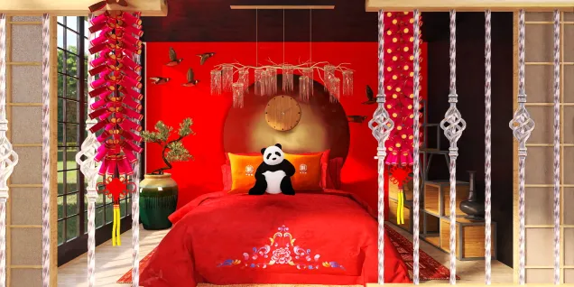 Chinese Bedroom ❤️🖤