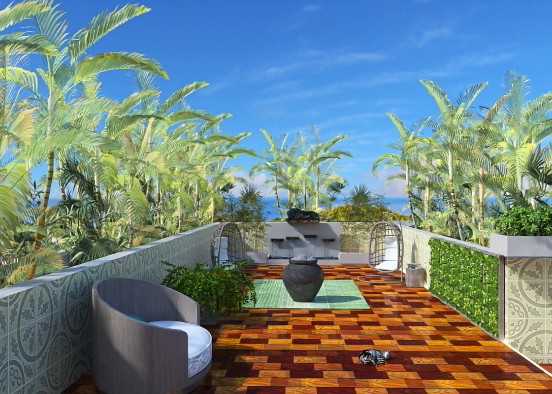 Relaxing Villa Design Rendering