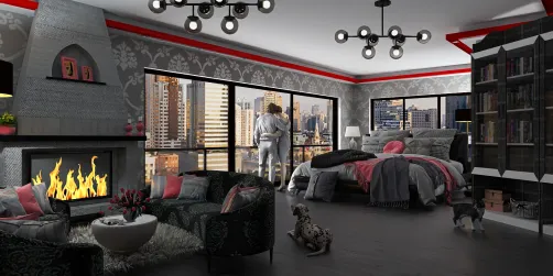 Luxury Hotel Room with a City View