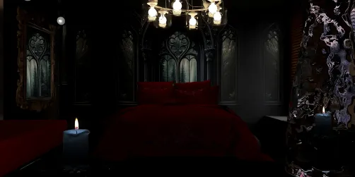 Old Gothic Bedroom 