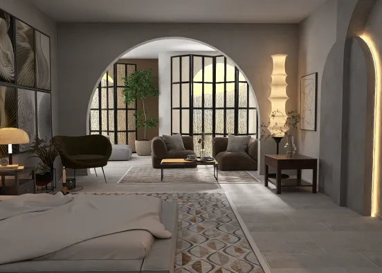 # Bedroom de-Light  Renderização de Design