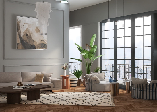 Balcony🌇🏠 Design Rendering