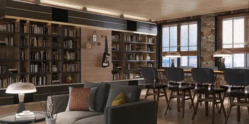 A reading room 📚