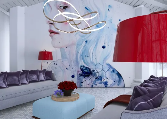 # Red Blue Purple  Renderização de Design