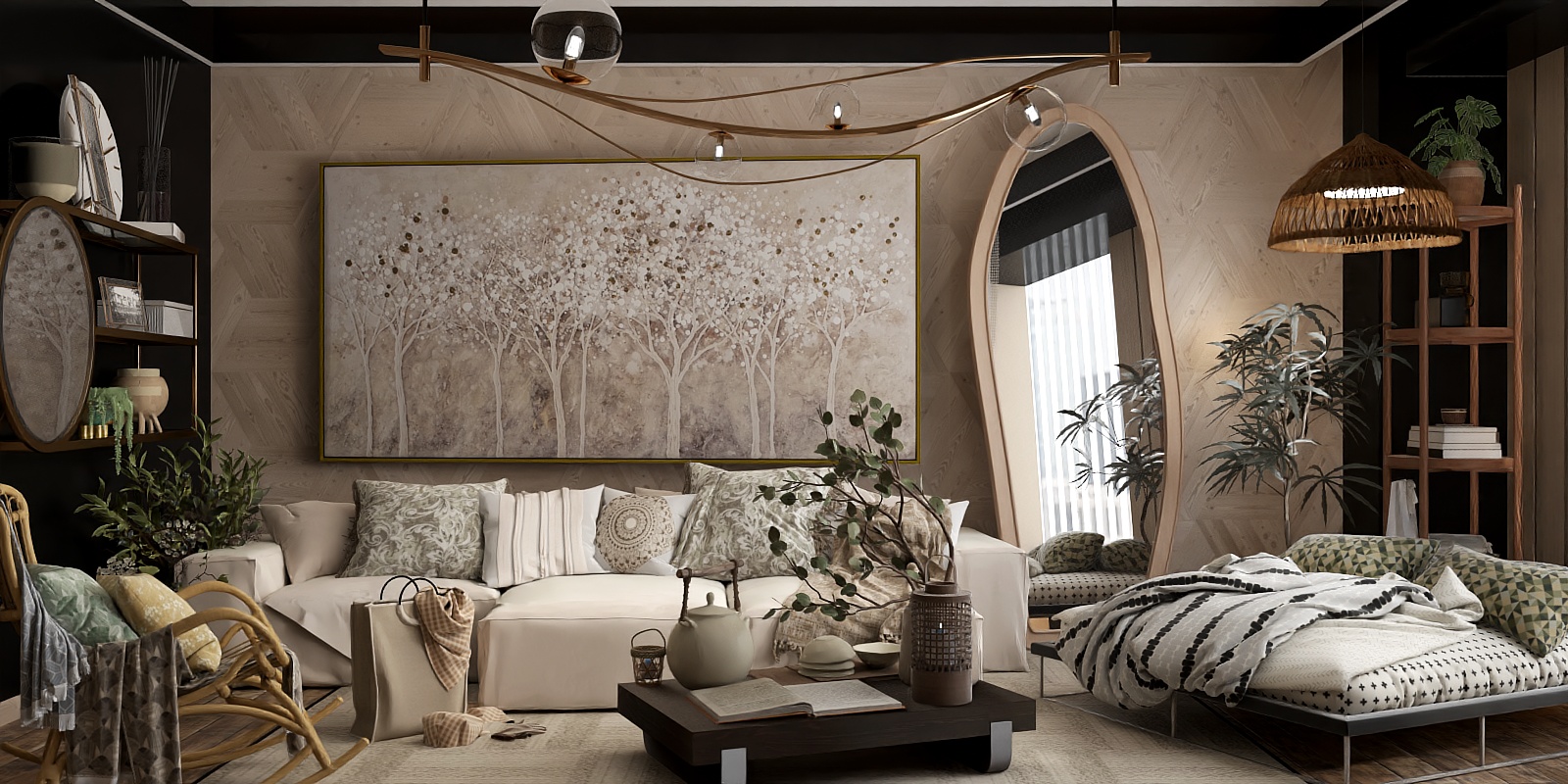 The cozy guest retreat bedroom