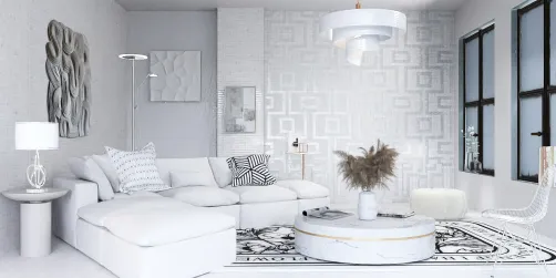 White Living Room