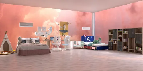 empty kids room design 
