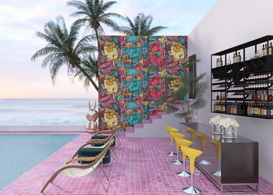 Fun by the Poolside! Design Rendering