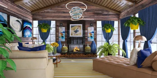 Cabin Living 💙💛