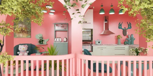 pink house