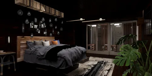 Rustic bedroom