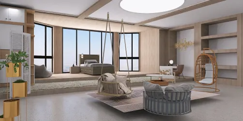 Modern bedroom ─── ⋆⋅☆⋅⋆ ── 