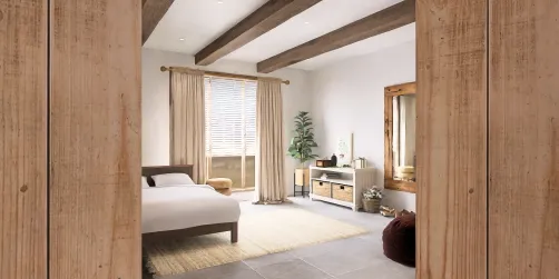 A quick glance of "my dream bedroom"! 🤎🤍