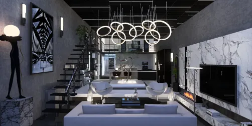 Modern penthouse