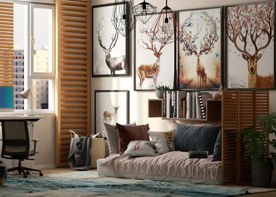 # Kids room Renderização de Design