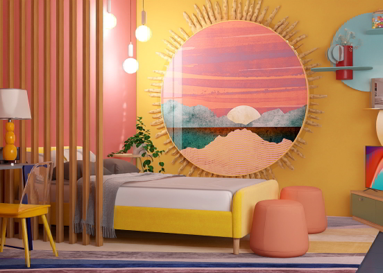 Sunset room Design Rendering