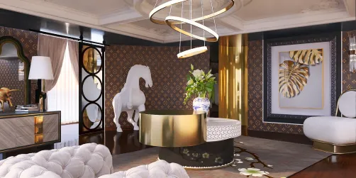 GOLD LUXURY Luis Vuitton Interior 