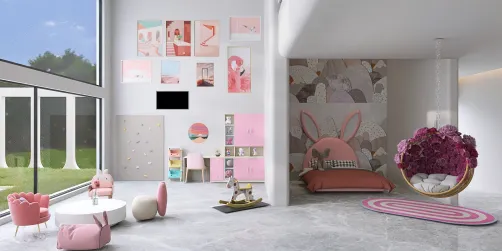 Cute girls bedroom 