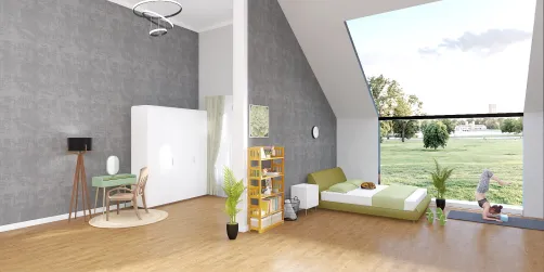 Minimalistic bedroom for 2