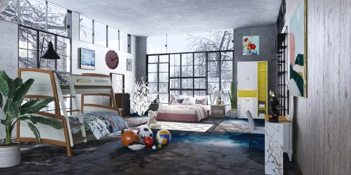 3 kids bedroom enough space