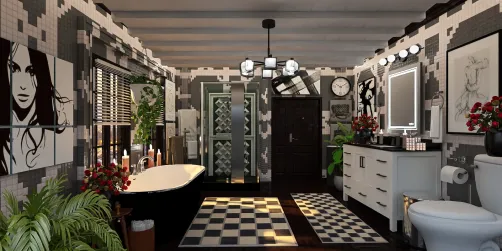Master Bathroom ❤️🖤🤍