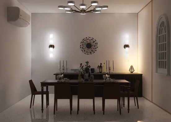 dining Room  Design Rendering