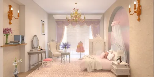 classic princess bedroom