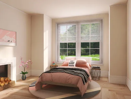 Pink bedroom