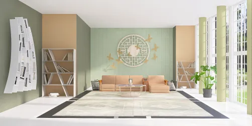 Sage Green Boho/modern Living