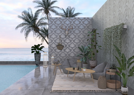 Sea Side Relaxation  Design Rendering