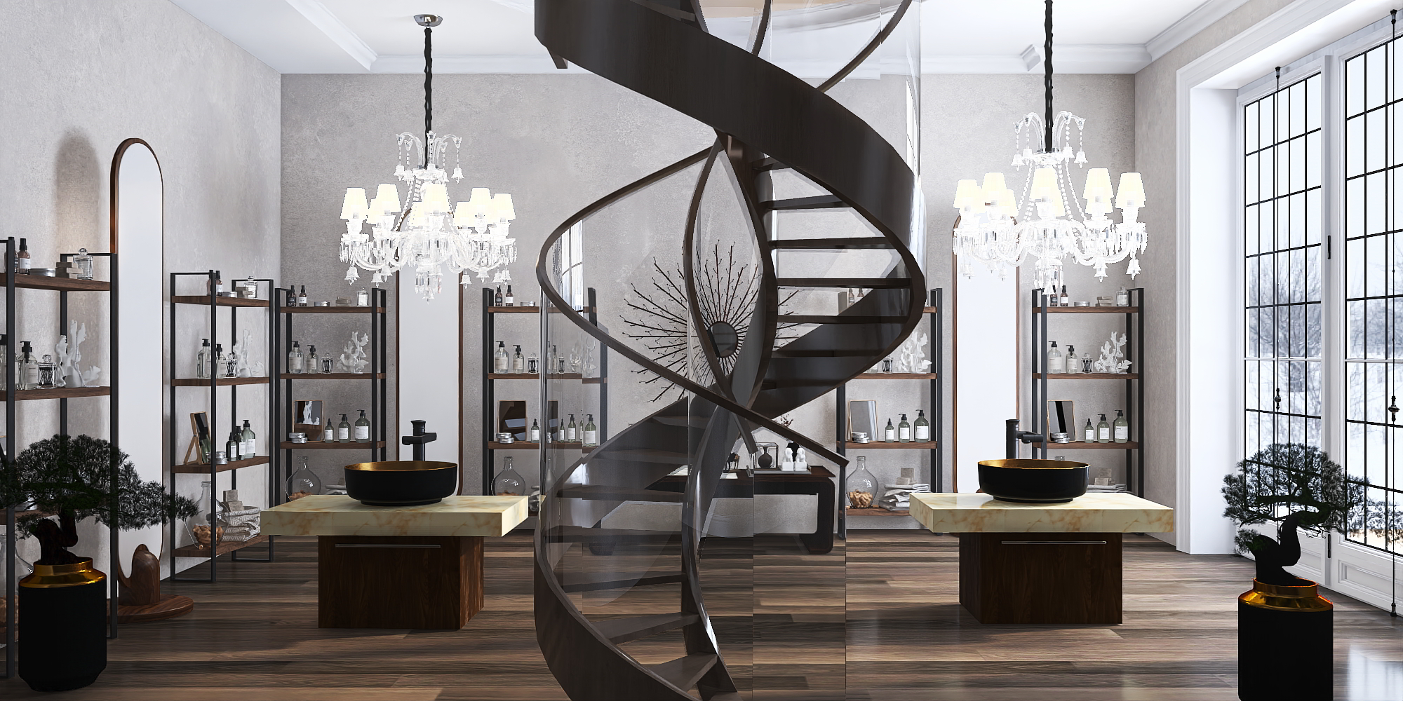 Luxury cosmetics boutique 