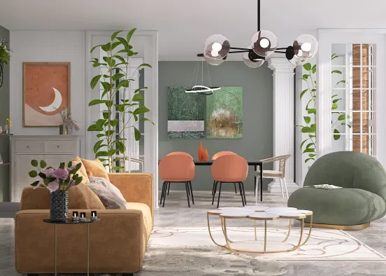 # French Condo Renderização de Design