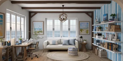 Coastal home office