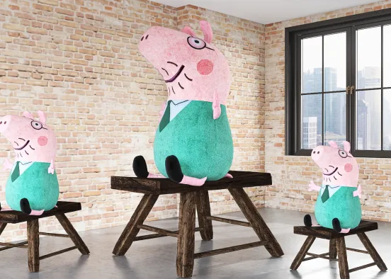 Y’all they have Daddy Pig on Homestyler! 🐽 Design Rendering