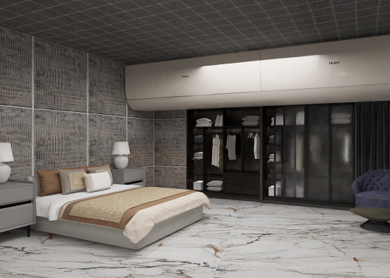 Luxury bedroom interior design Design Rendering