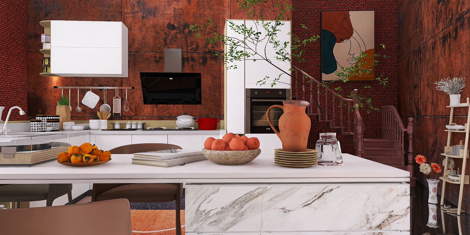 Práctica cocina con despensa