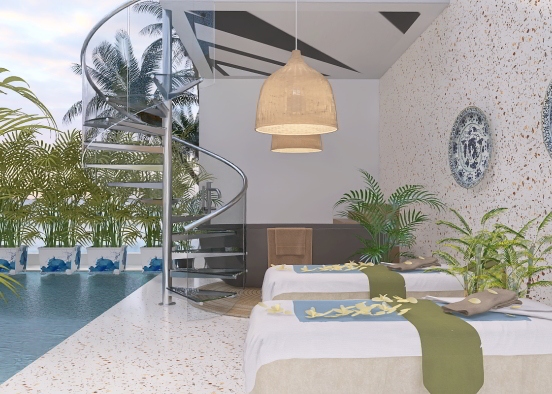 Spa In Greece Design Rendering