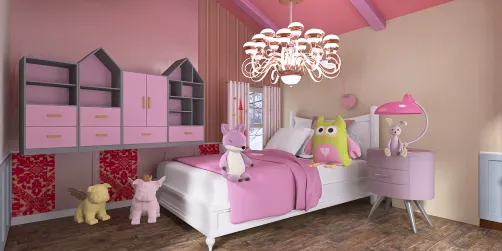 Pink girl the winner 