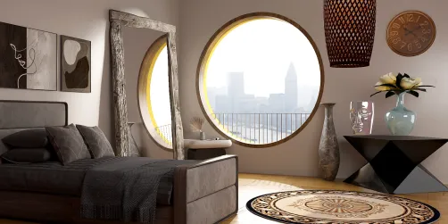 Cozy tiny room with view 